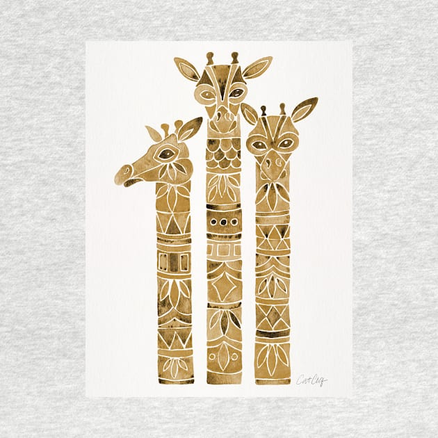 Giraffe Sepia by CatCoq